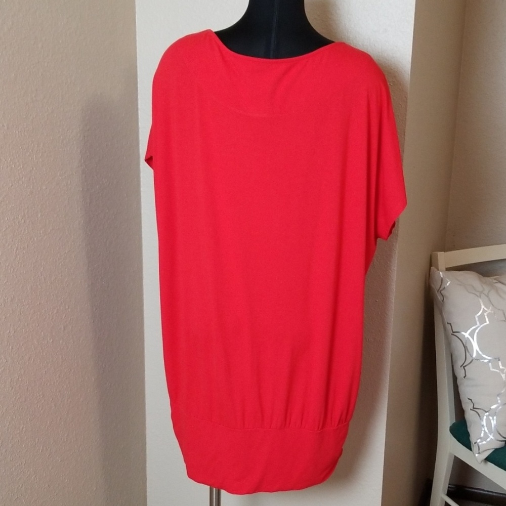 Elena Miro Red Dress Size XL - Picture 4 of 6